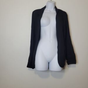 Aritzia talula size 2 black open front blazer